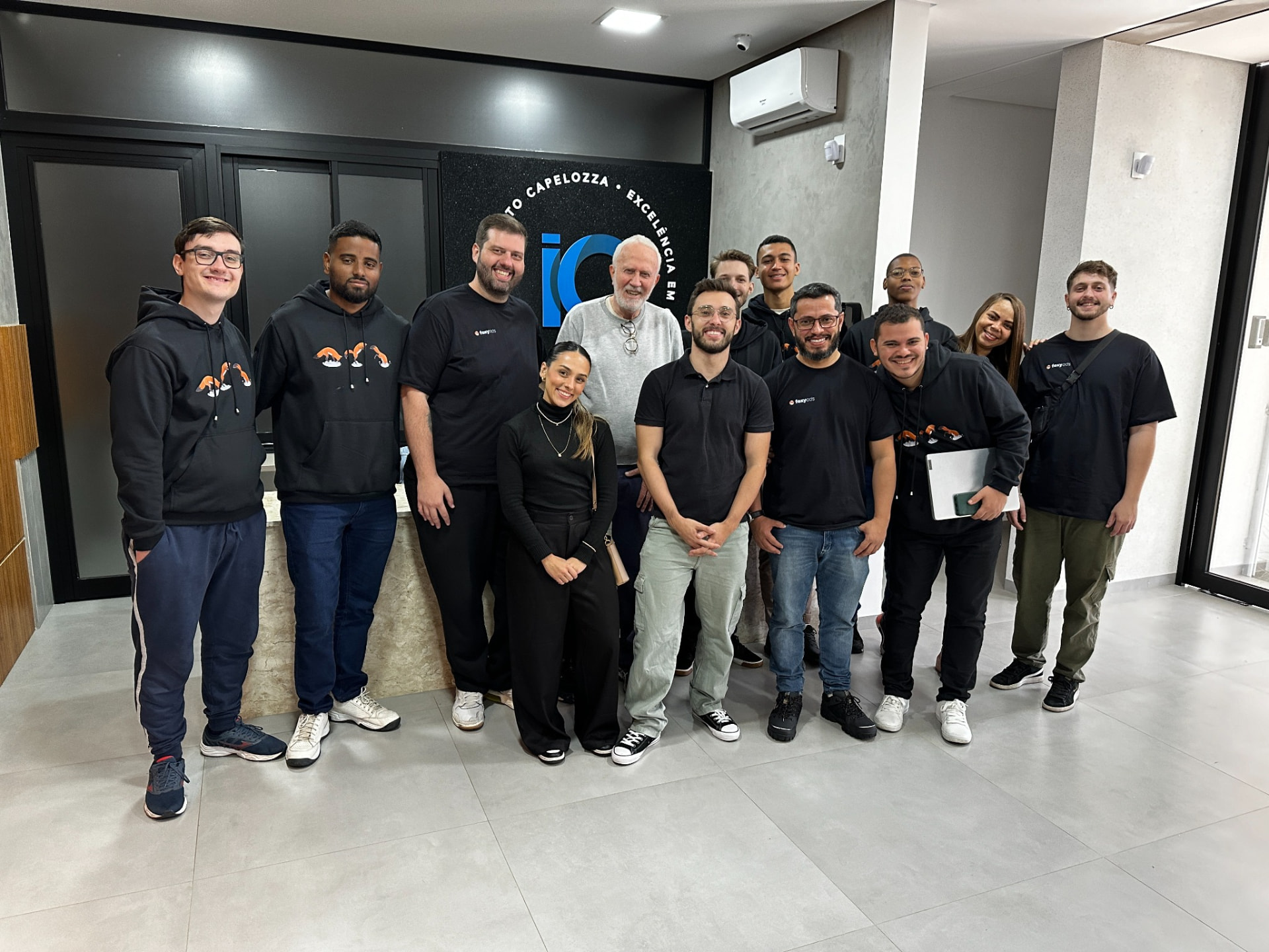 Equipe Foxy em visita ao cliente Instituto Capelozza